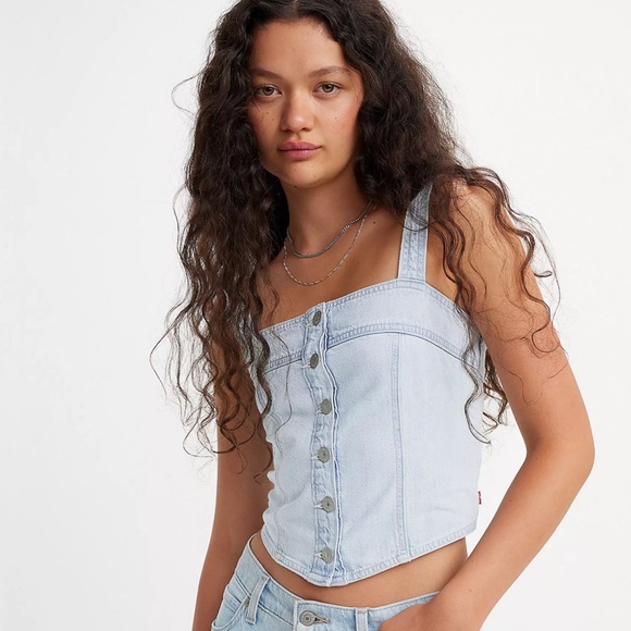 Levi’s Drea Corset Top NWT - Picture 1 of 3
